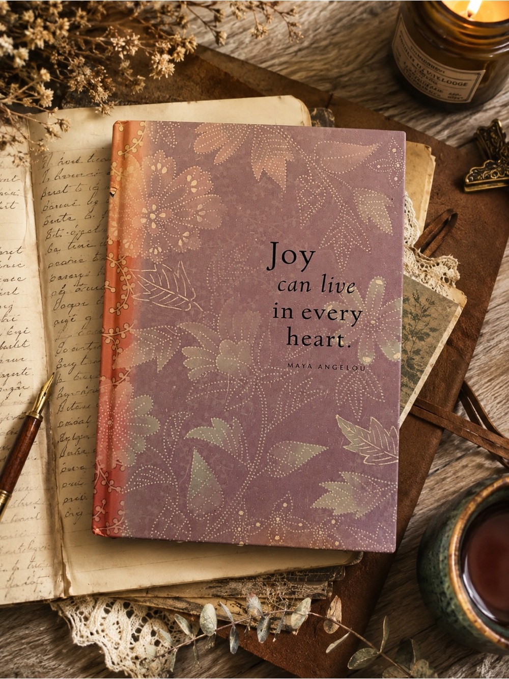 Vintage Maya Angelou Gratitude Journal